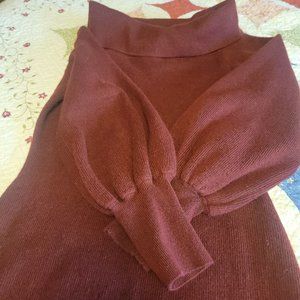 Thick wool blend sweater dress